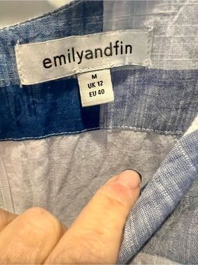 Emily and Fin Light Blue darted A line summer dress